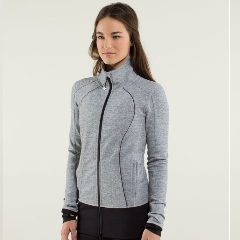 Lululemon Nice Asana Jacket *Herringbone